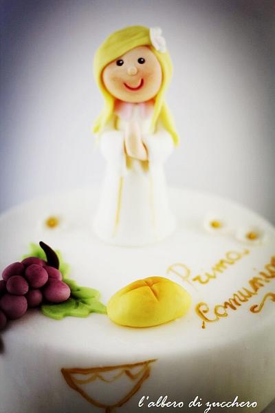 First Communion  - Cake by L'albero di zucchero