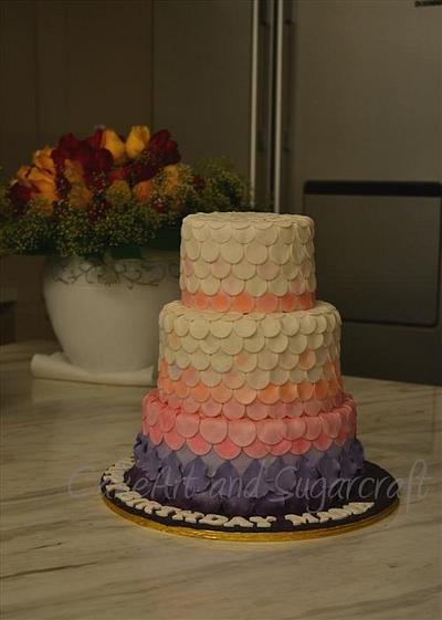 Rose petal cake - Cake by CakeArt