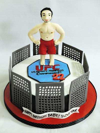 UFC Mixed Martial Arts-Themed Cake - Cake by Larisse Espinueva
