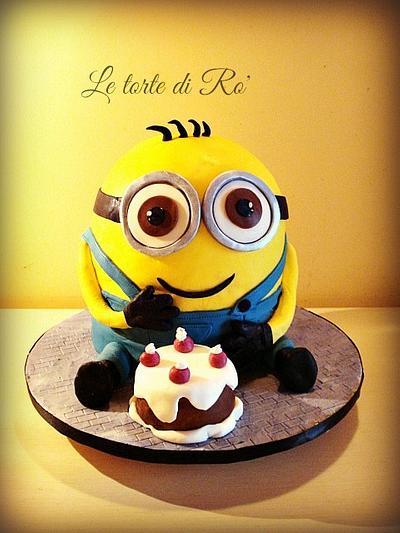 Despicable me cake and cookie favors - Cake by LE TORTE DI RO'