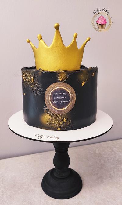 Black and gold - Cake by Emily's Bakery