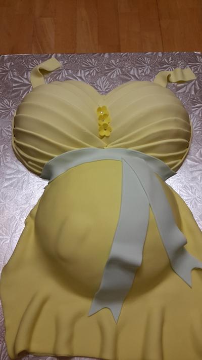  Baby bump cake.  - Cake by Brenda49