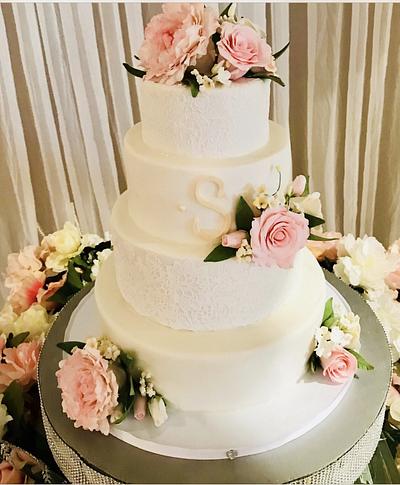 Wedding Cake - Cake by Colormehappy
