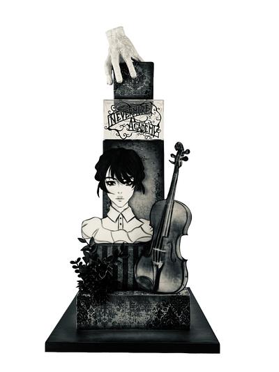Mercredi cake  - Cake by Cindy Sauvage 