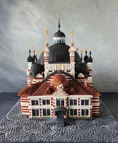Sofia Sinagogue - Cake by Mariya's Cakes & Art0- Chef Mariya Ozturk