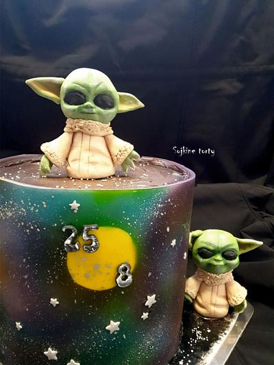 Baby Yoda - Cake by SojkineTorty