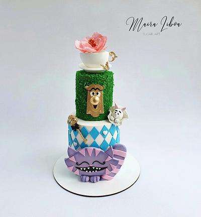 Alice in wonderland - Cake by Maira Liboa