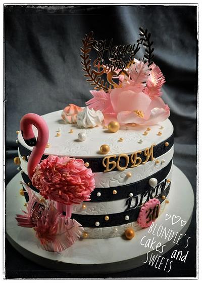 Flamingo cake - Cake by Alexandra