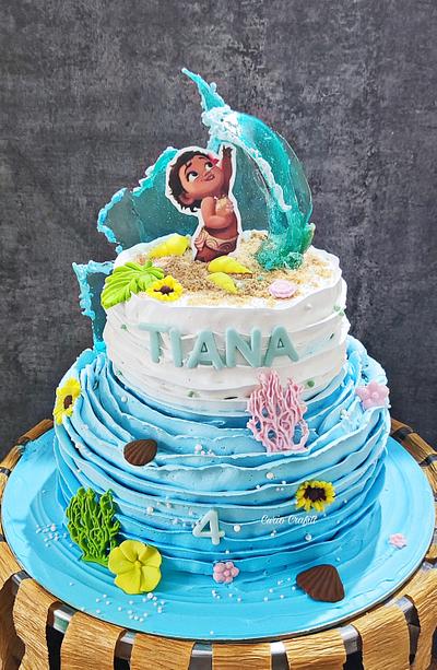 Moana theme cake - Cake by CurioCrafiti