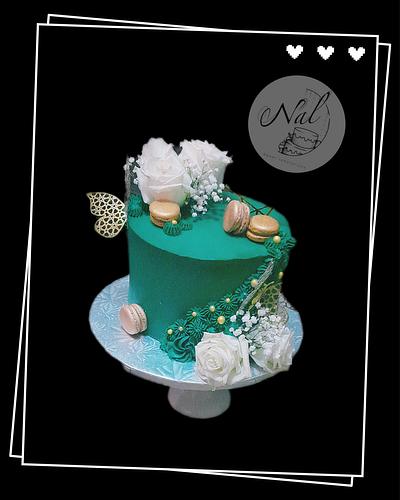 💚 and 🌹  - Cake by Nal