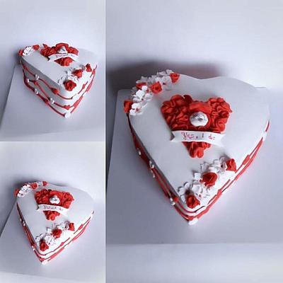 Engagement cake - Cake by Dijana
