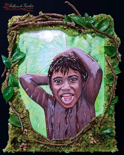  "The joyful Aboriginal boy"  - Cake by Catia guida