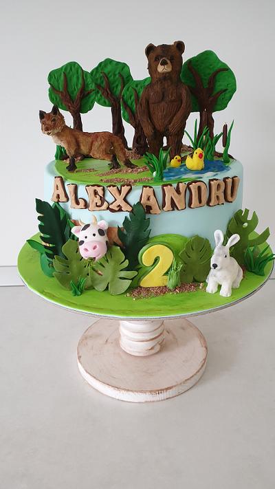 Animals cake.  - Cake by Torturi Mary