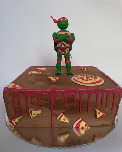 Teenage mutant ninja turtle Raphael - Cake by Torte by Amina Eco