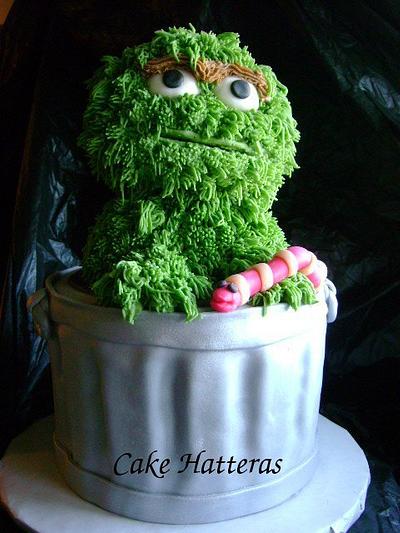 Oscar The Grouch - Cake by Donna Tokazowski- Cake Hatteras, Martinsburg WV