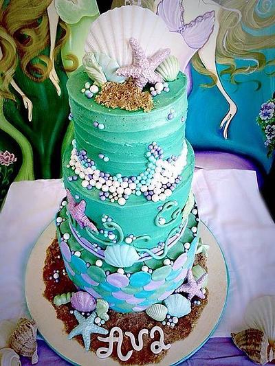 I Want To Be a Mermaid! - Cake by Teresa Markarian