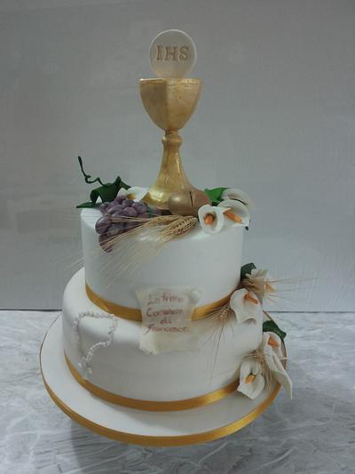 first communion cake - Cake by Simona