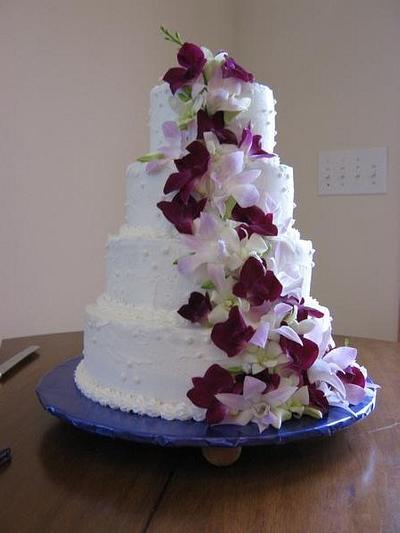 Orchids - Cake by Michelle