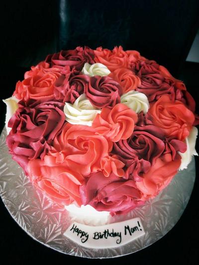 Rich Rosettes - Cake by The Cakery 