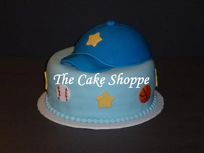 sports cap cake - Cake by THE CAKE SHOPPE