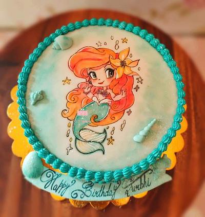 Freehand painted cake - Cake by Arti trivedi