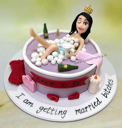 Drunk Bride cake - Cake by Sweet Mantra Homemade Customized Cakes Pune
