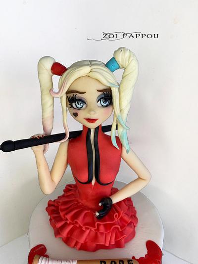 Harley Quinn Cake - Cake by Zoi Pappou