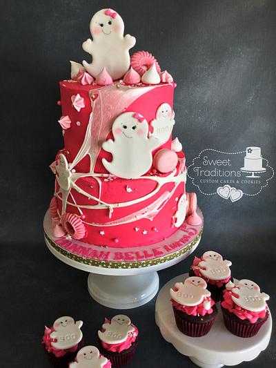 Girly Ghosts - Cake by Sweet Traditions