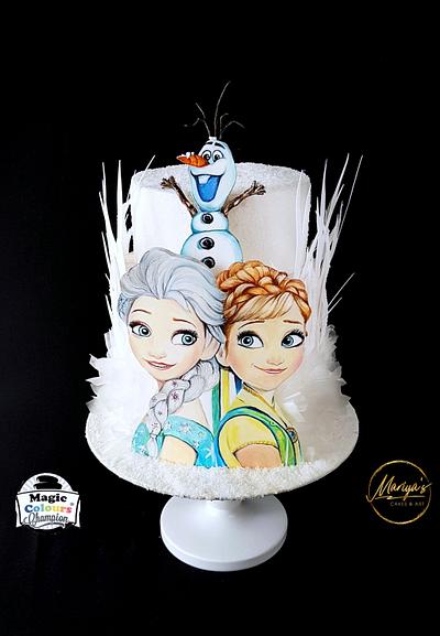 FROZEN - Cake by Mariya's Cakes & Art - Chef Mariya Ozturk