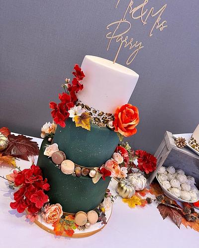 Fall dessert table  - Cake by Missyclairescakes
