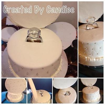 Engagement - Cake by CandyGirl24
