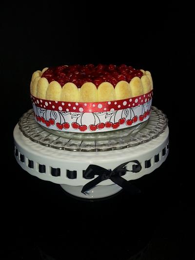 Cherry Cheesecake - Cake by Tara