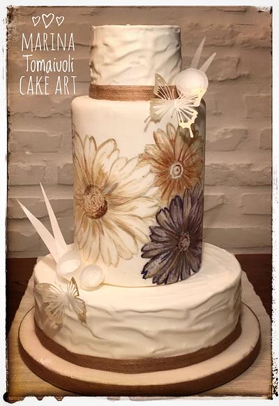 Torta dipinta a mano  - Cake by Marina Tomaiuoli Cake Art