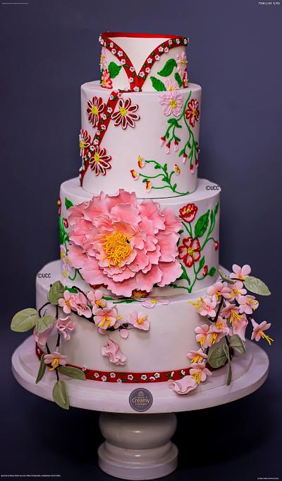 Traditional wedding cake - Cake by Urvi Zaveri 