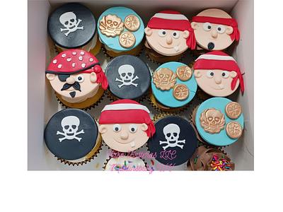 Pirate Cupcakes! Arrgh!  - Cake by Donna Tokazowski- Cake Hatteras, Martinsburg WV