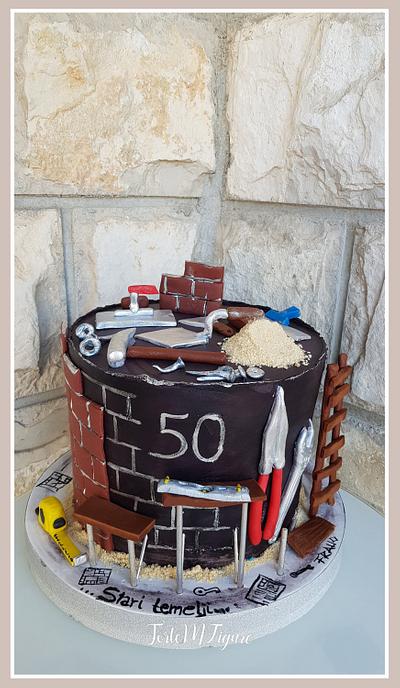 Builder bday cake - Cake by TorteMFigure