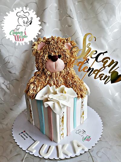 Teddy present - Cake by Casper cake