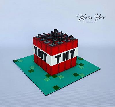 TNT minecraft - Cake by Maira Liboa