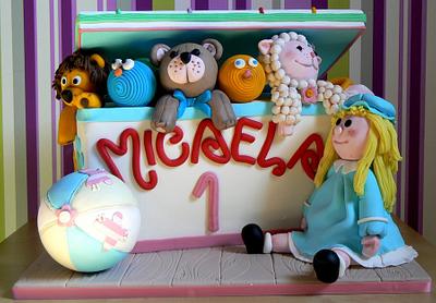 Scatola dei giocattoli/Toys box - Cake by Monia