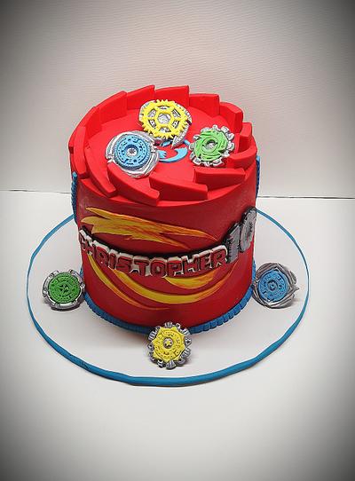 Beyblade cake - Cake by The Custom Piece of Cake