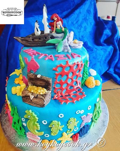 ARIEL BIRTHDAY CAKE - Cake by Rena Kostoglou