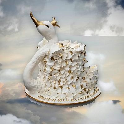 Swan cake - Cake by The Custom Piece of Cake