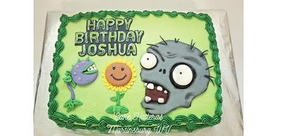 Plants vs Zombies Birthday Cake - Cake by Donna Tokazowski- Cake Hatteras, Martinsburg WV