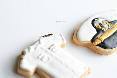 Navy Promotion Cookies - Cake by Silviya Schimenti