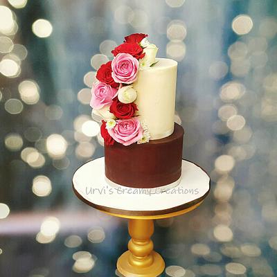 Tall Beauty - Wedding Cake - Cake by Urvi Zaveri 