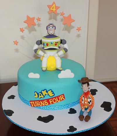 Buzz and Woody - Cake by SweetlyElegantCakes