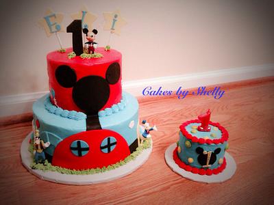 Mickey Clubhouse - Cake by Shelly