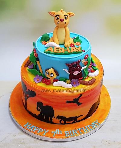 Lion King cake - Cake by Sweet Mantra Homemade Customized Cakes Pune