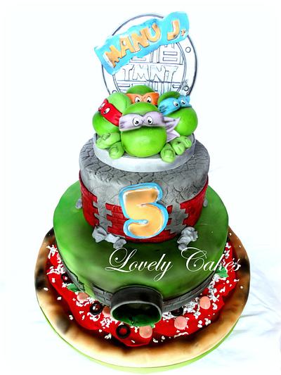 Ninja Turtles  Cake  - Cake by Lovely Cakes di Daluiso Laura