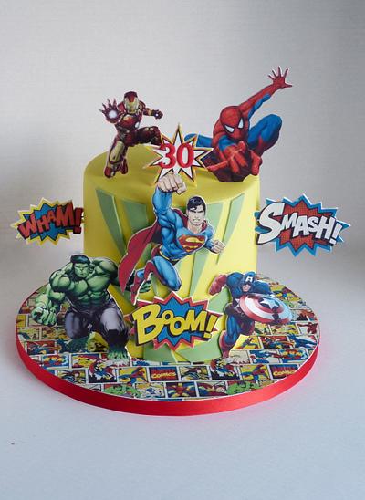 Marvel Superhero DC Comic Cake - Cake by Angel Cake Design